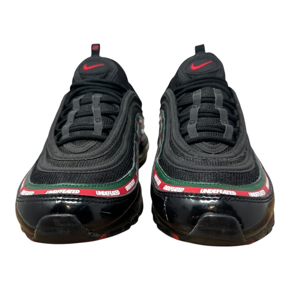 NIKE AIR MAX 97 OG UNDFTD Black Red Green Men's Size 9.5 AJ1986 001 Undefeated - Picture 11 of 16